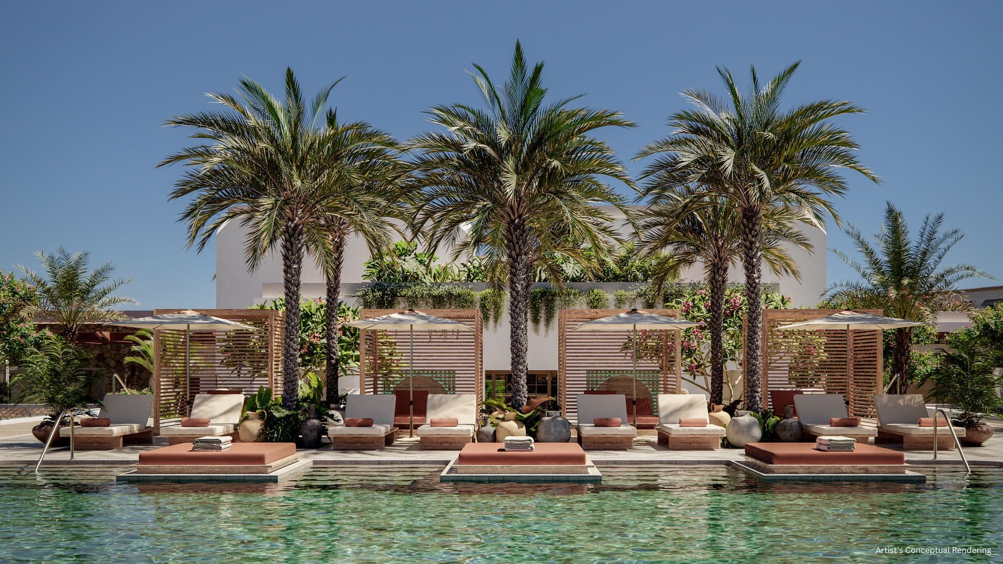 Piscina en la azotea