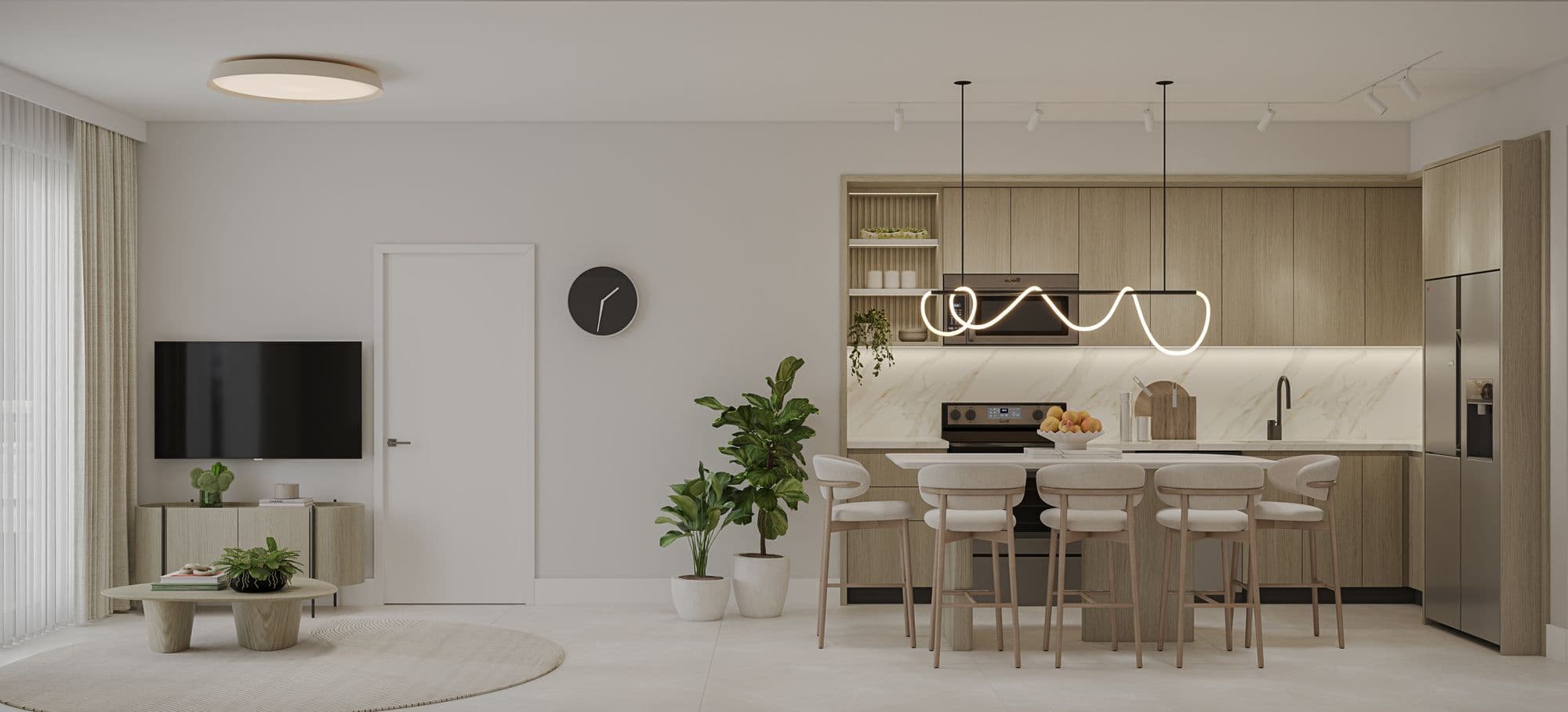 Kitchen and dining
