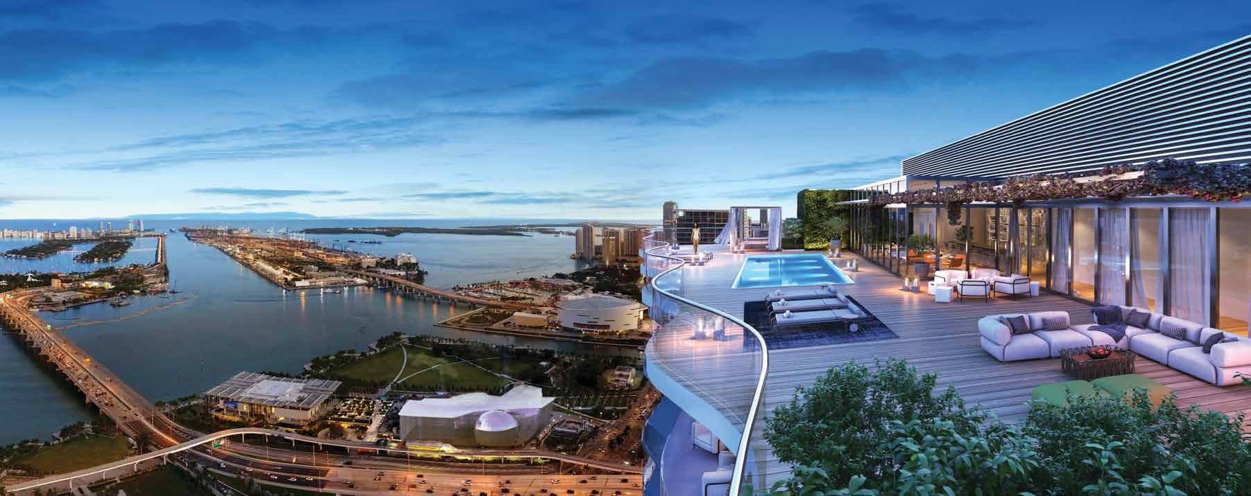 56th-floor pool and sun deck