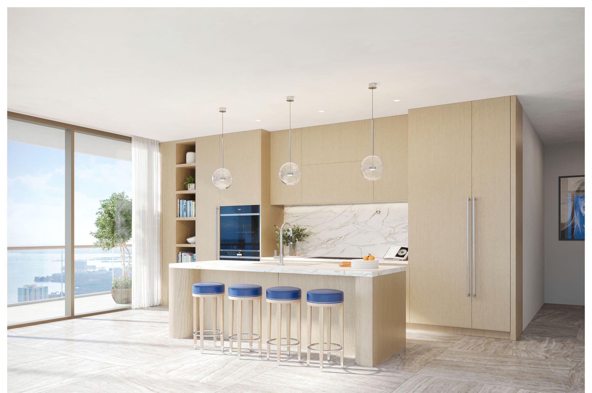 Kitchen in the Contemporaneo style