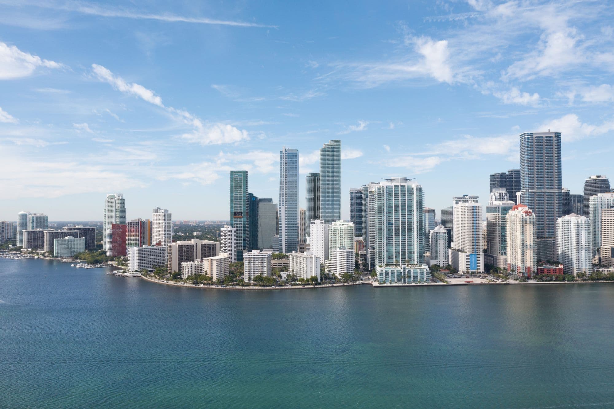 Brickell skyline from Biscayne Bay