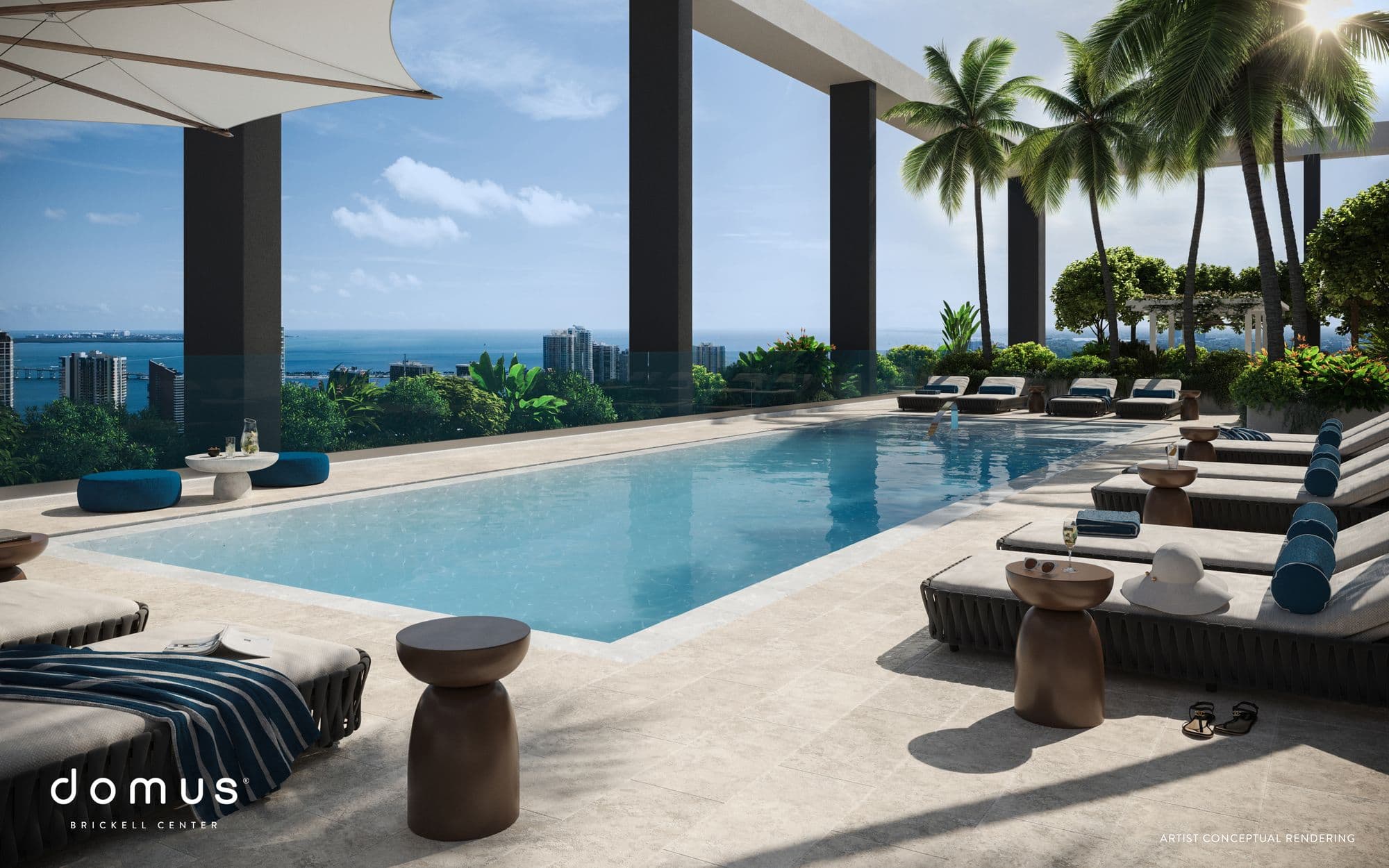 Rooftop pool