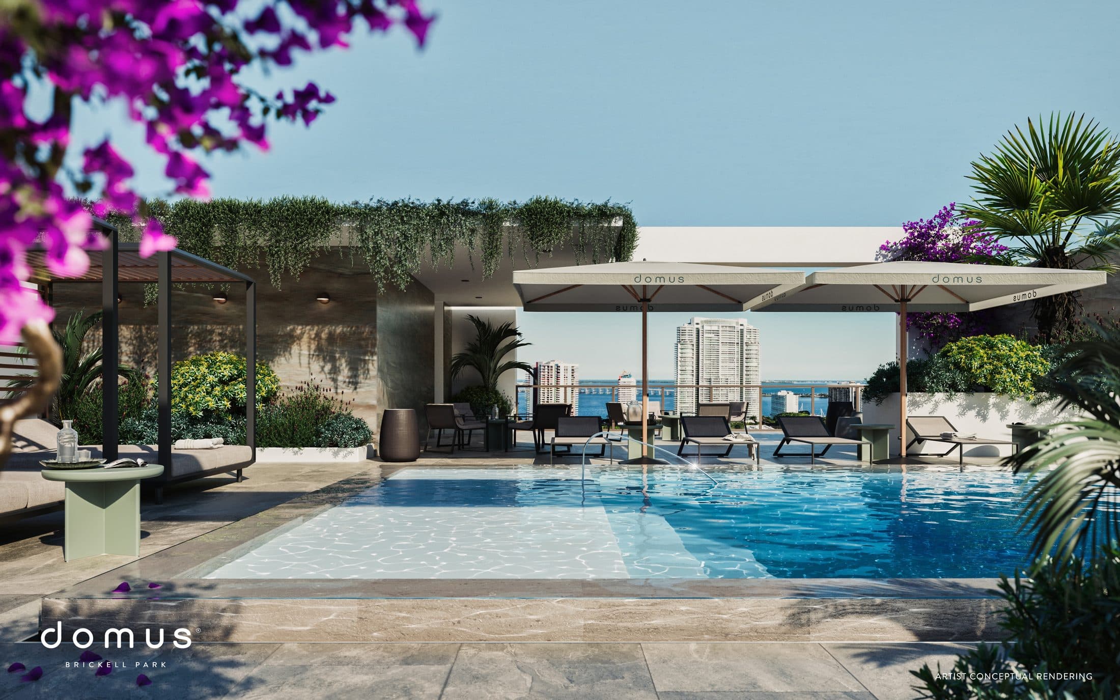 Rooftop pool