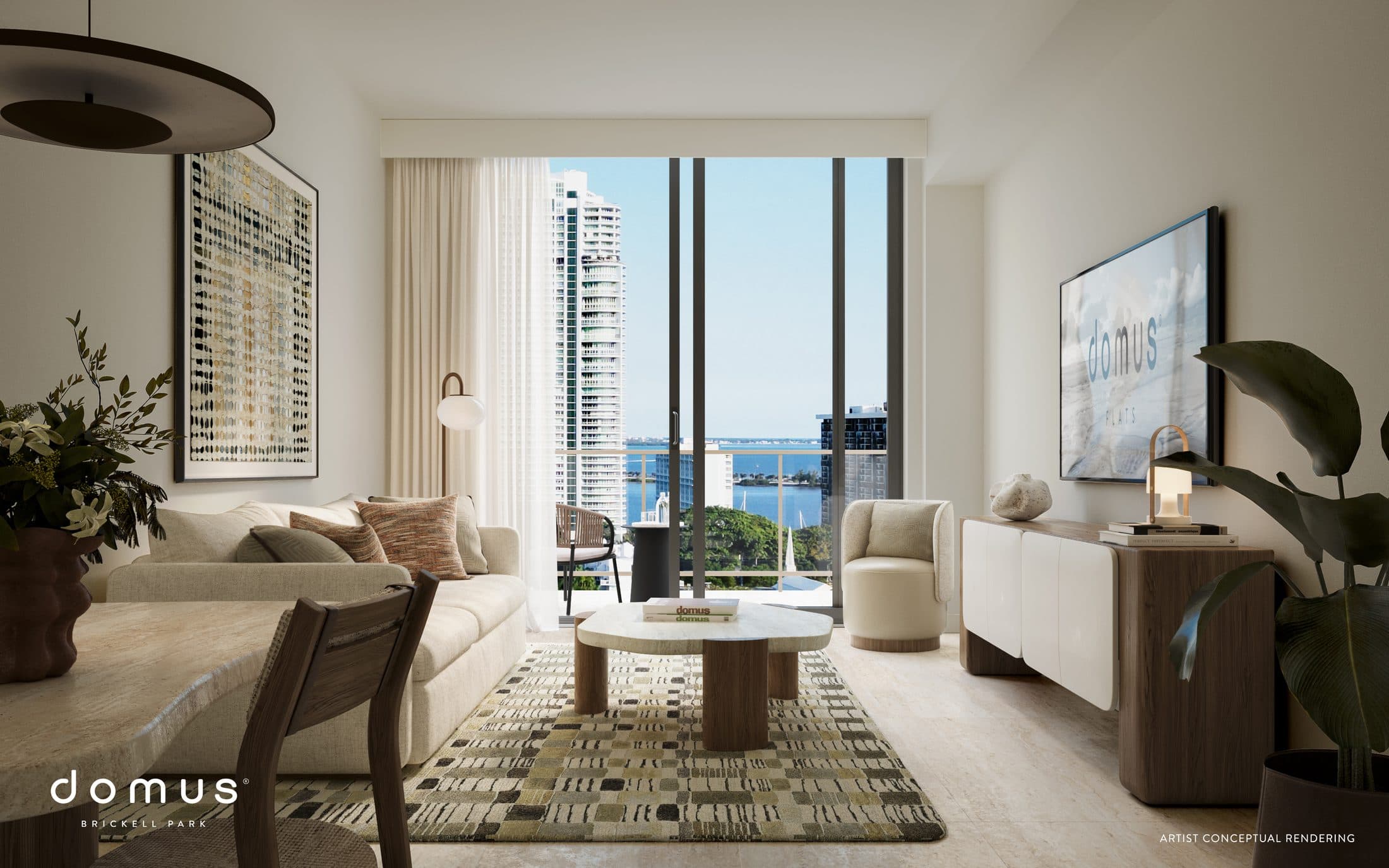 Living room in a one-bedroom residence (line 06)