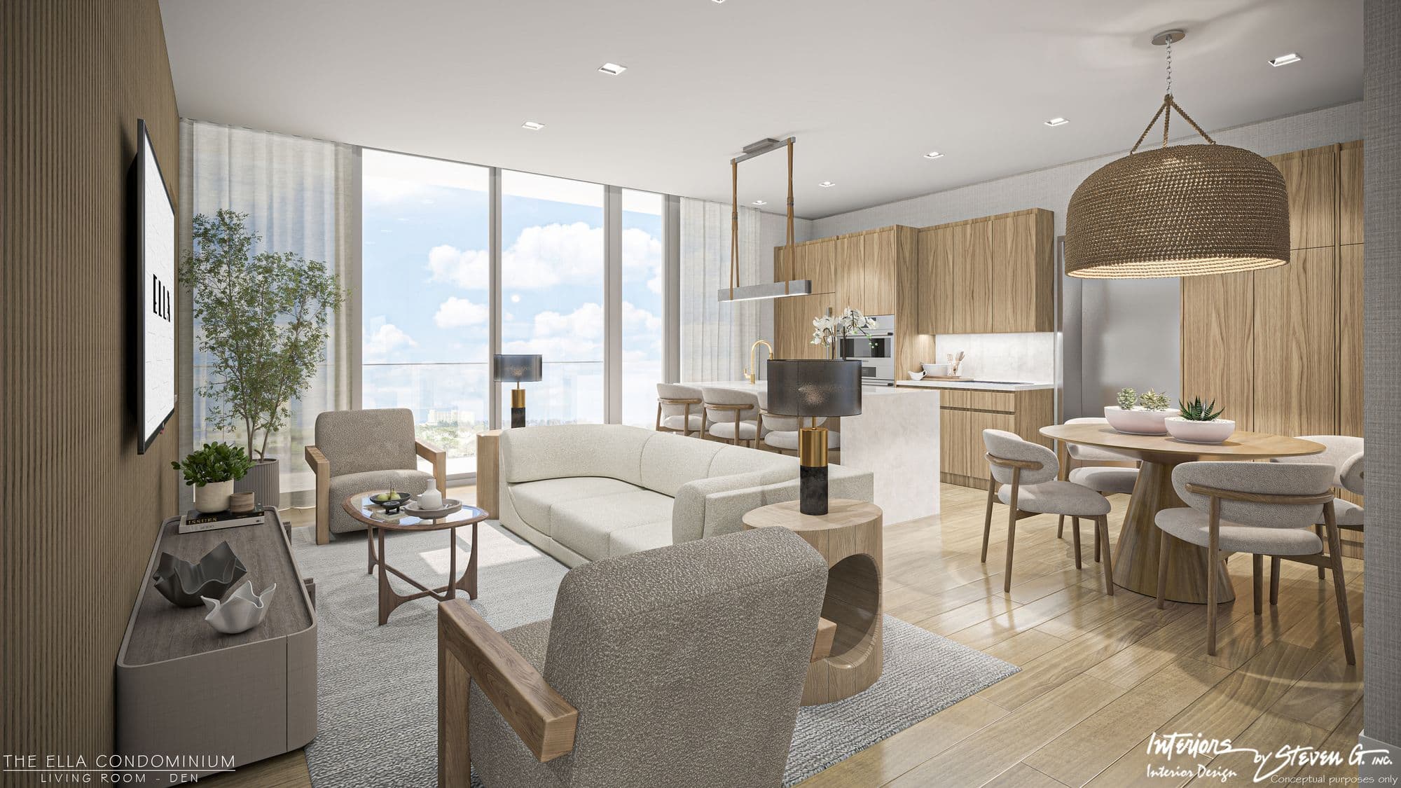 Penthouse living room