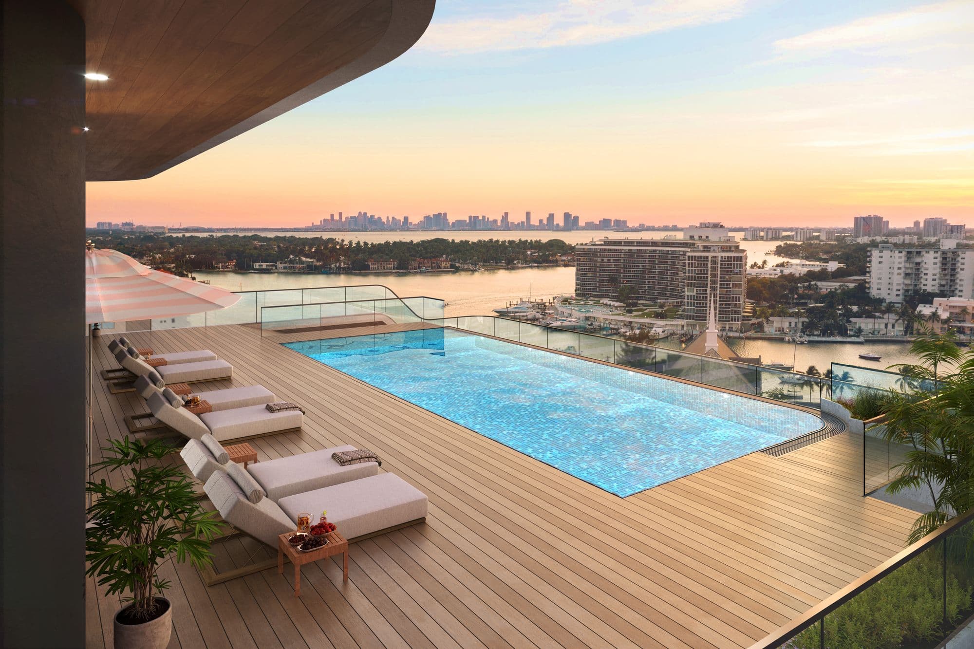 Rooftop pool