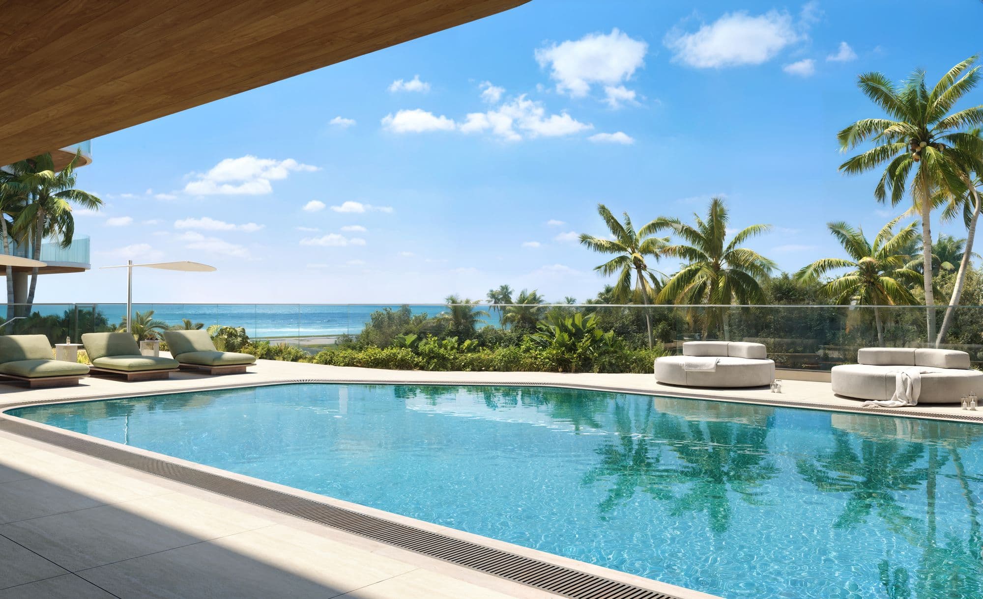 Oceanfront pool