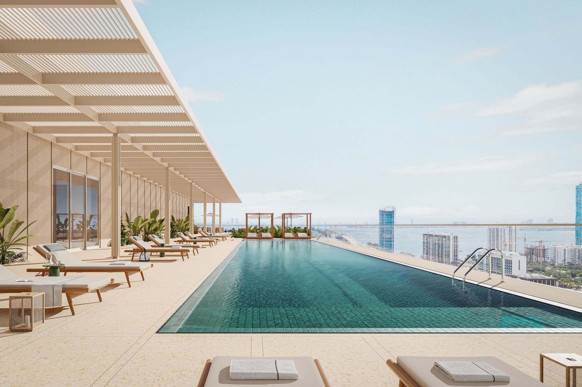 Rooftop pool