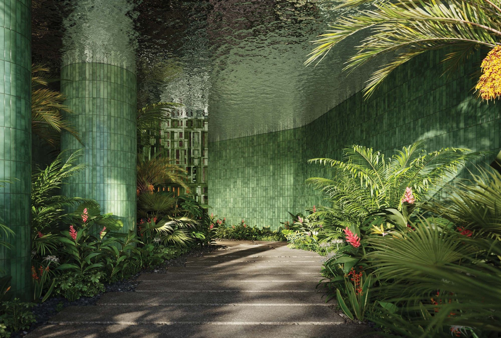 Tropical garden
