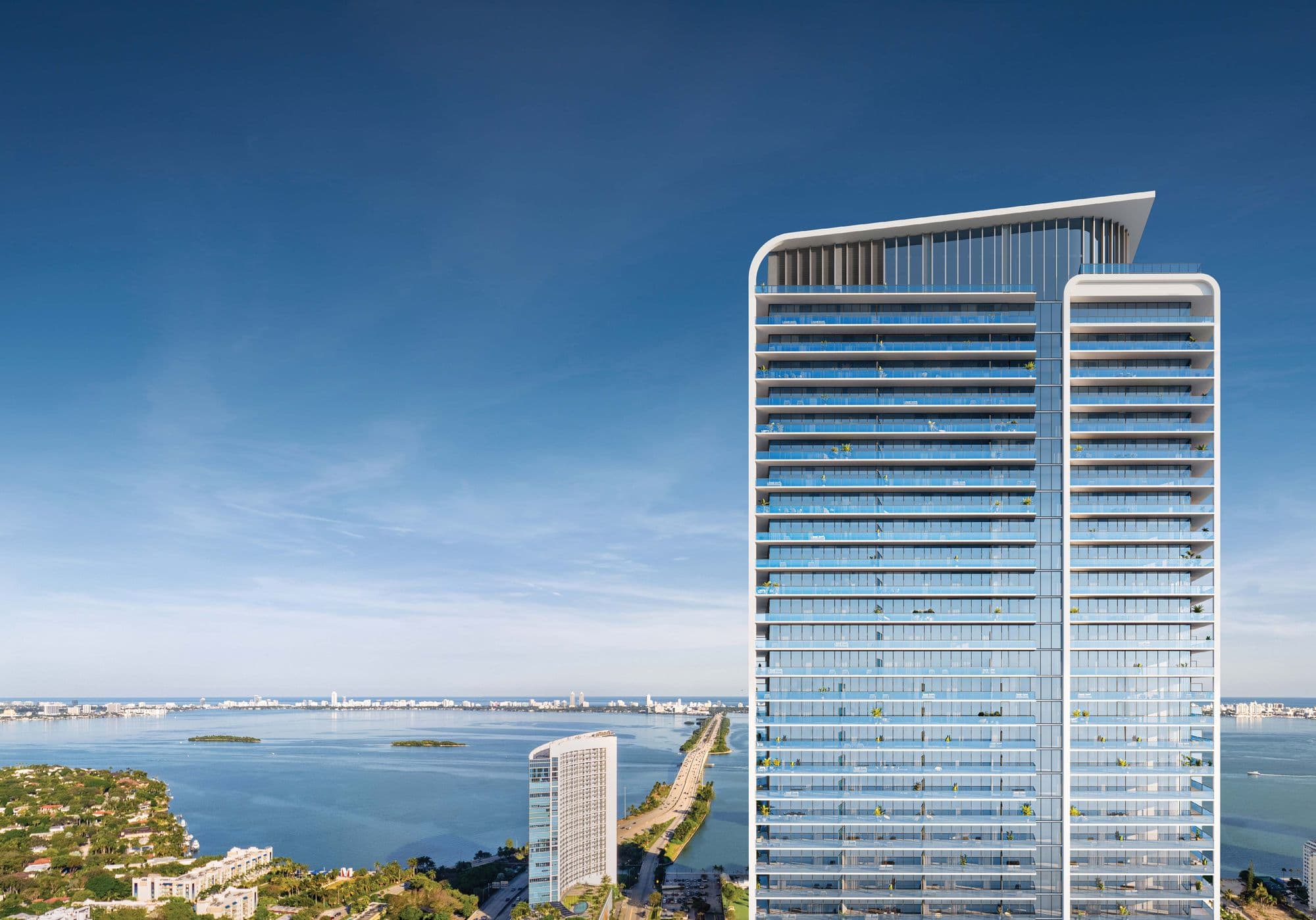 Miami Tropic con vista a la bahía de Biscayne