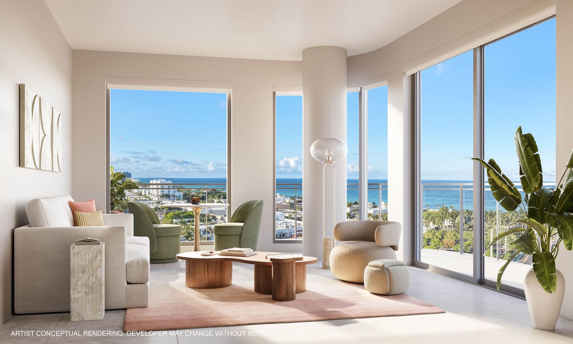 Living room of a residence