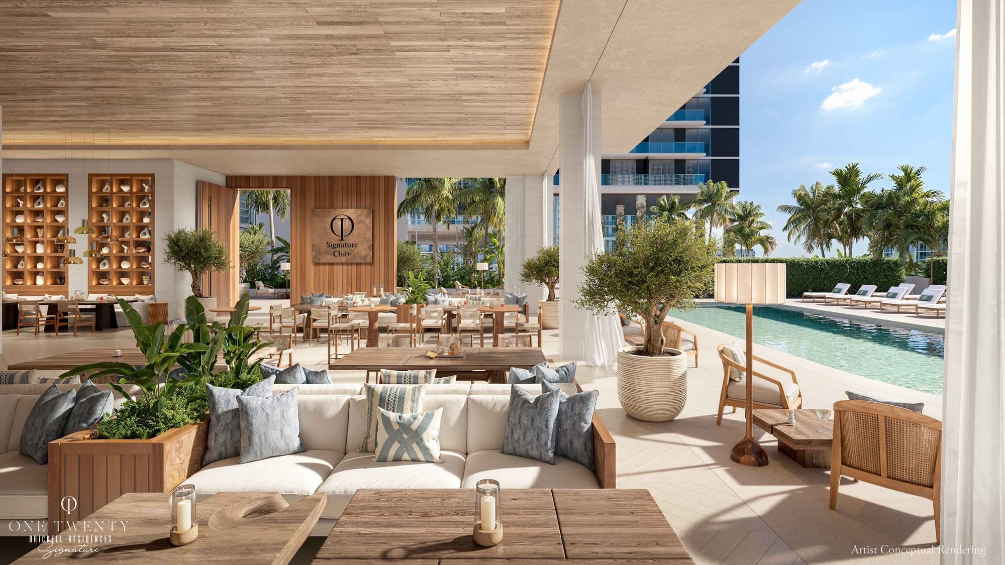 One Twenty Signature Club by the pool