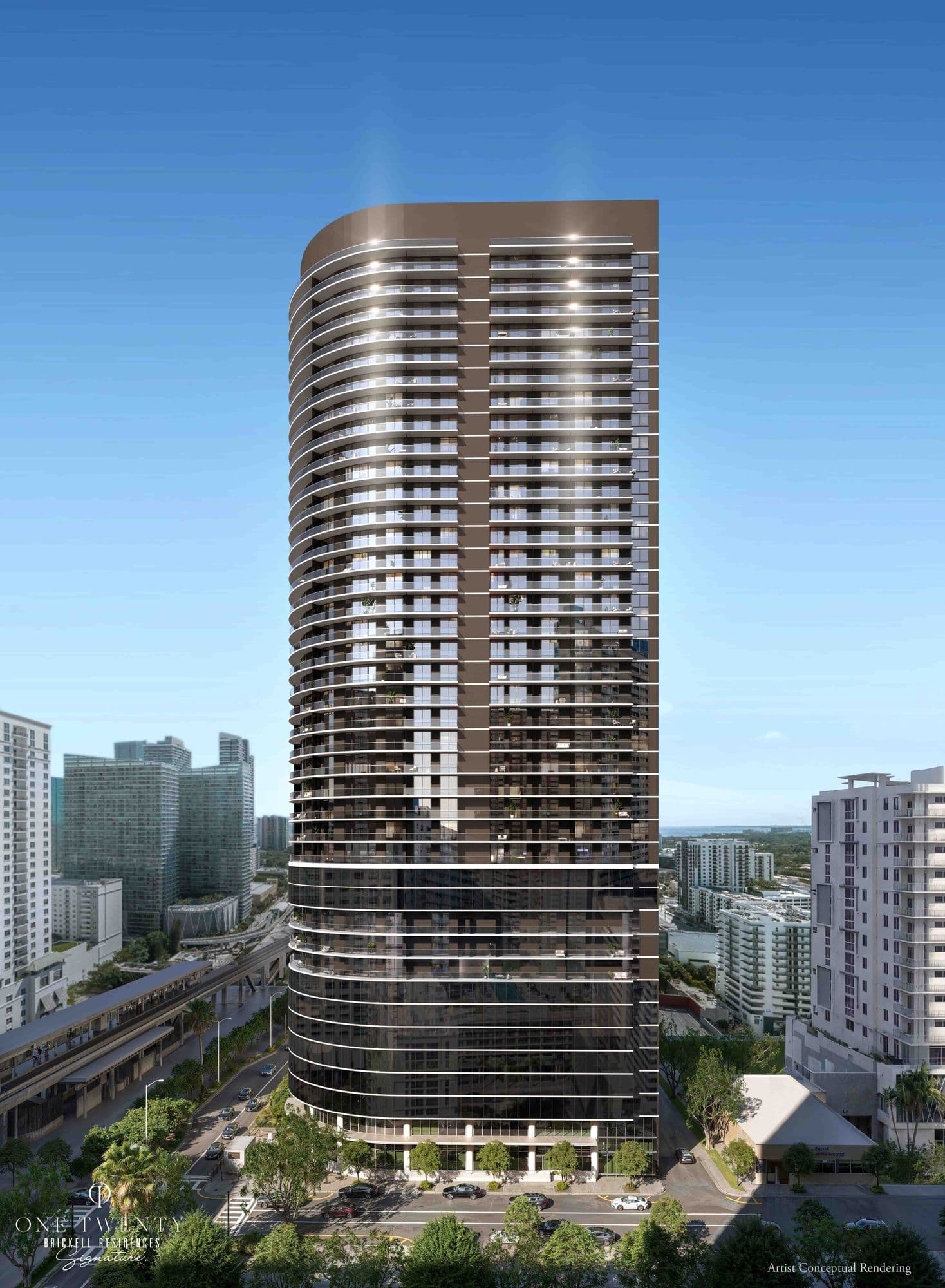 The 40-story tower in Brickell