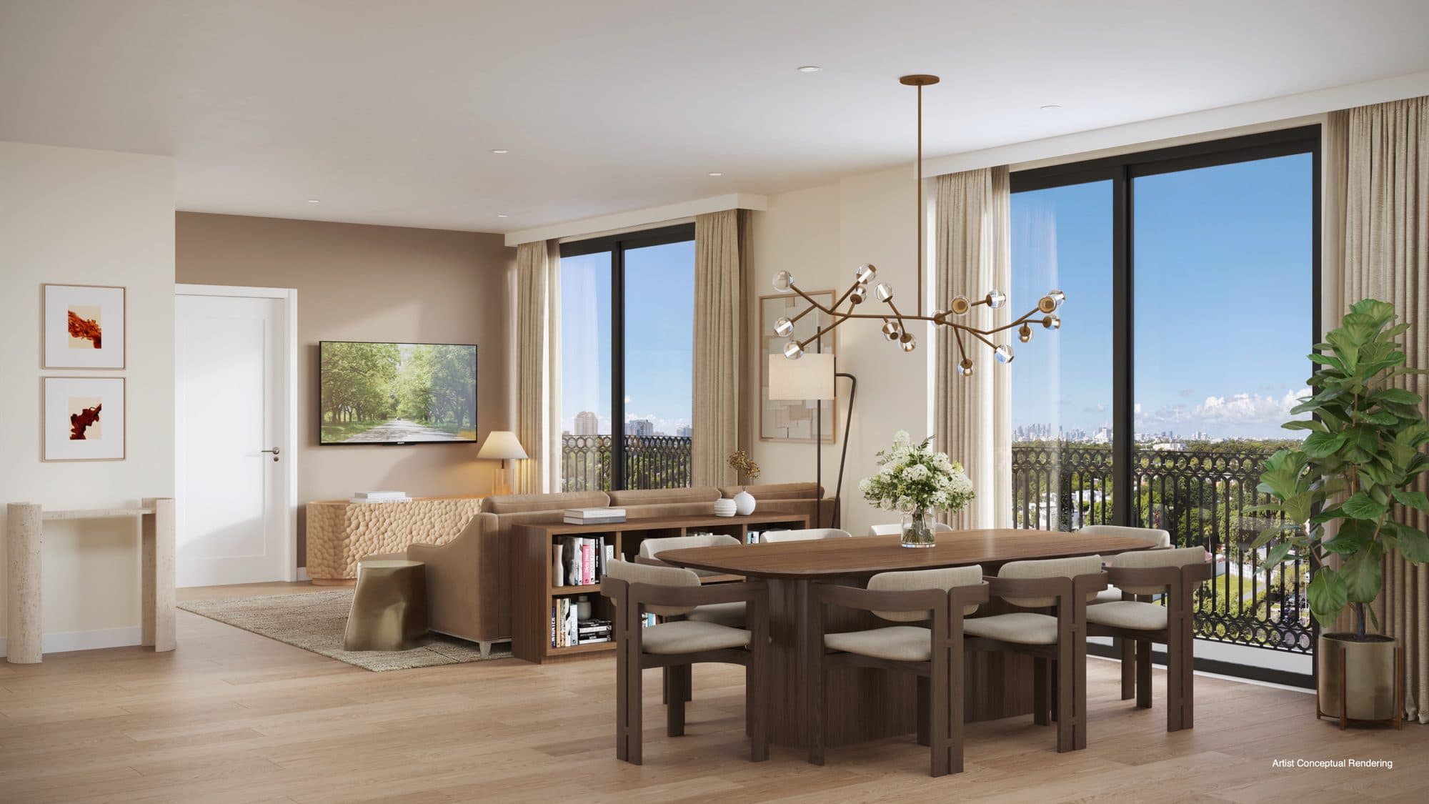 Dining area with a view