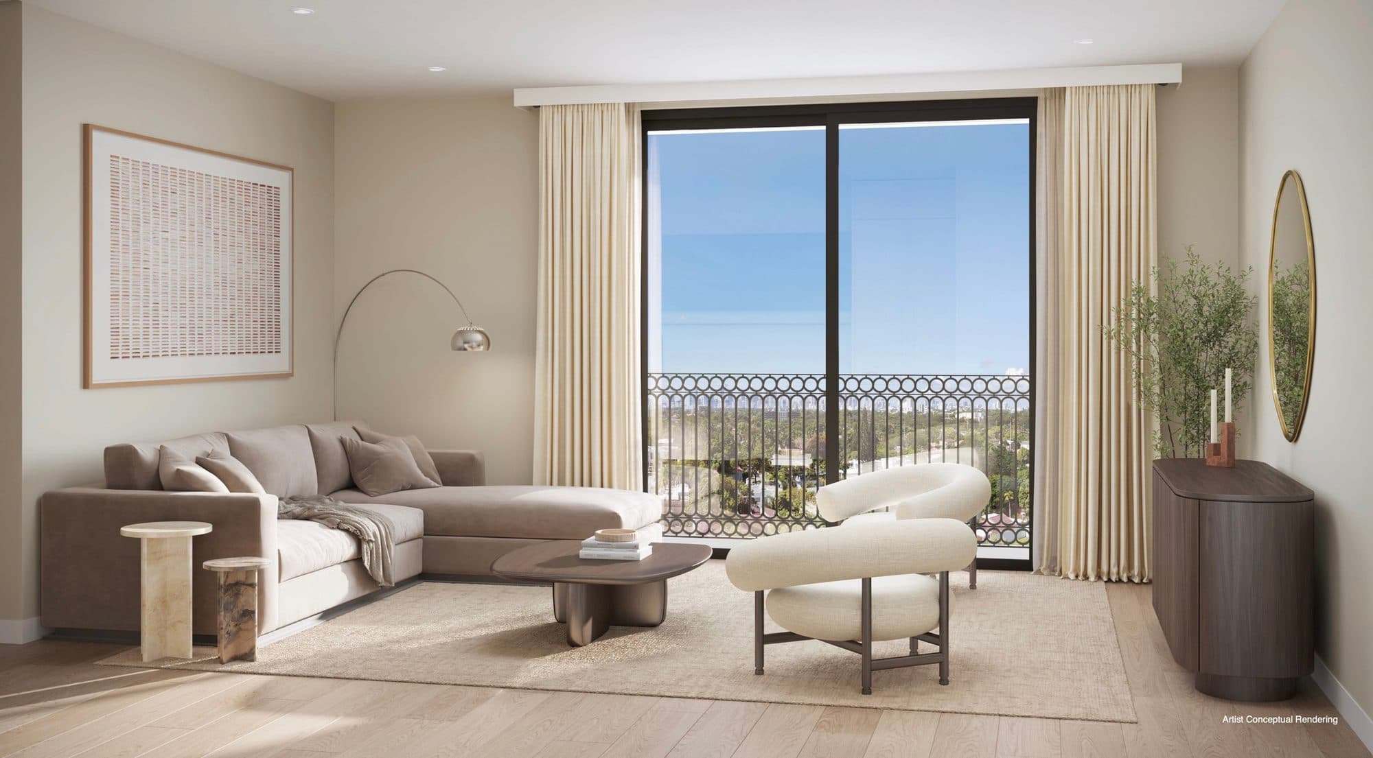 Living room of a residence
