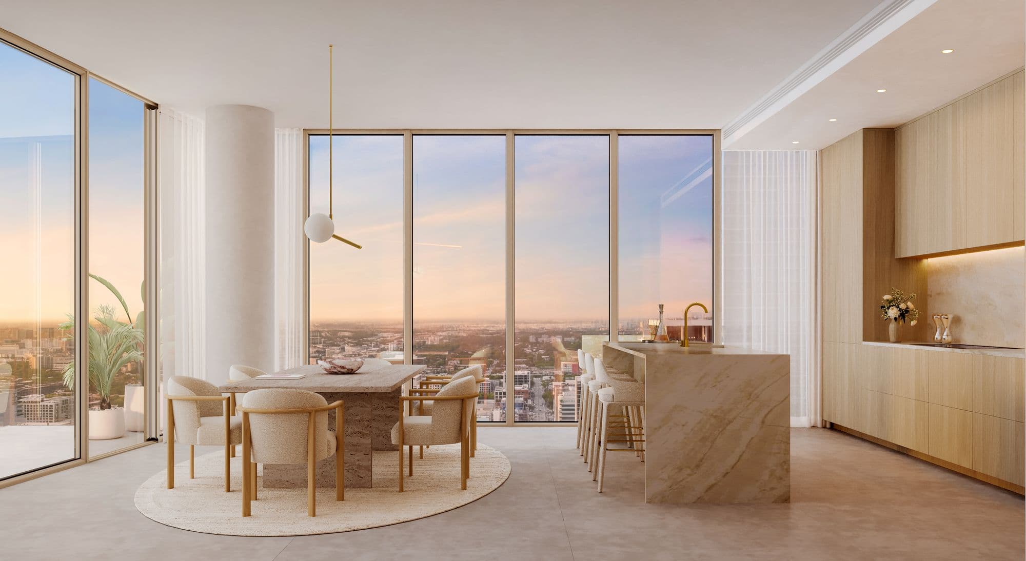 Kitchen and dining