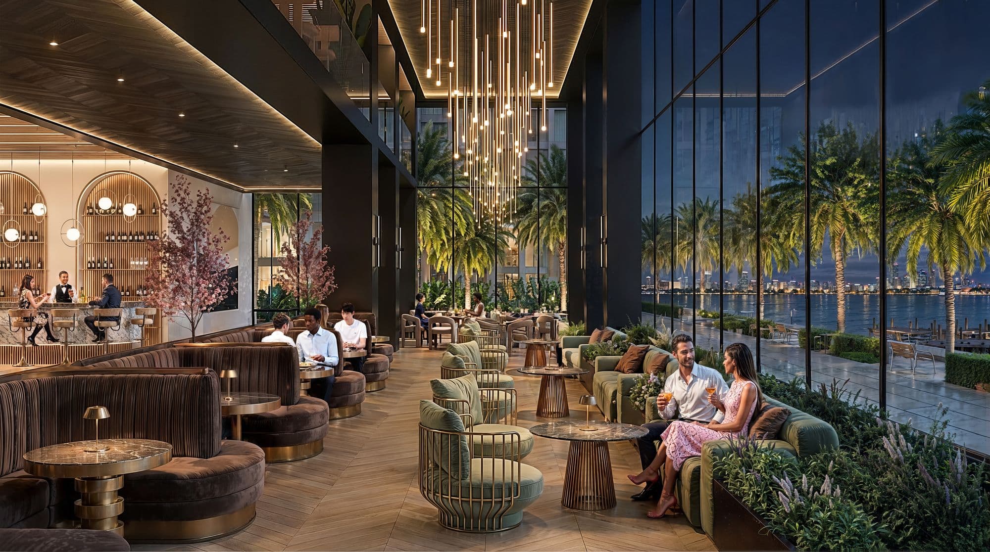 Waterfront restaurant