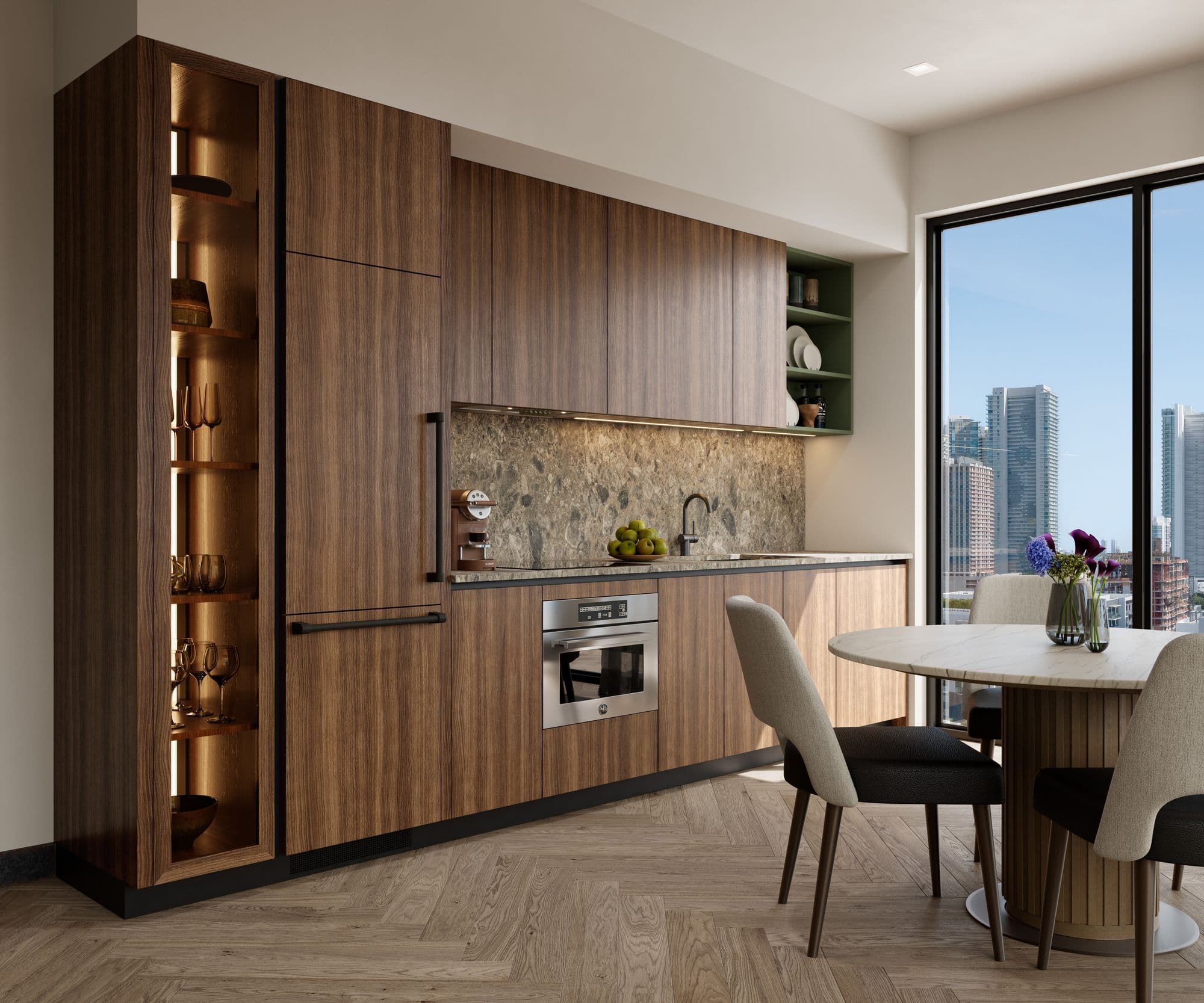 Kitchen with Bertazzoni appliances