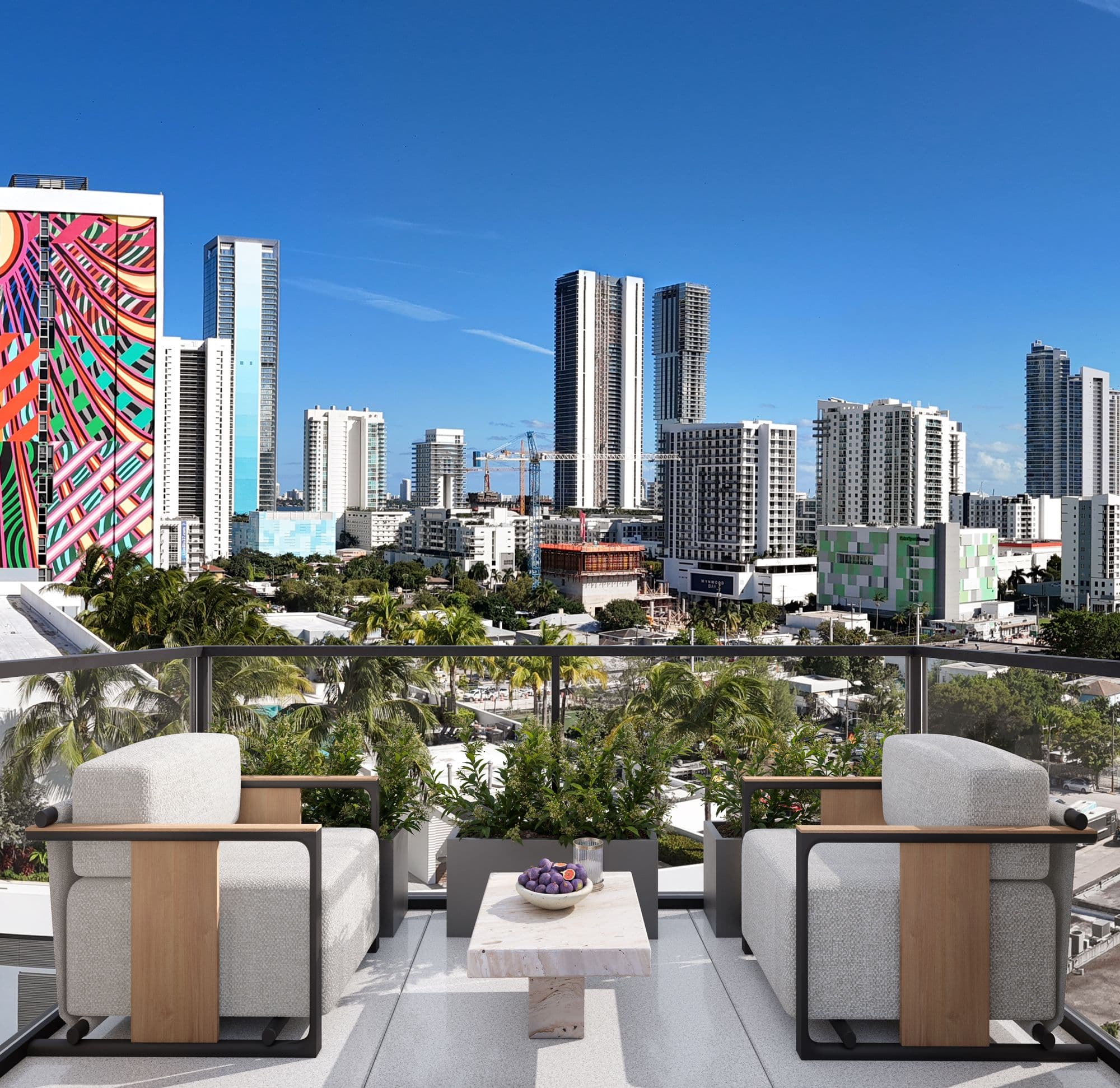 View from a residence balcony