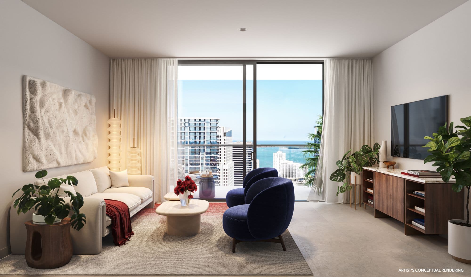 Living room of a residence