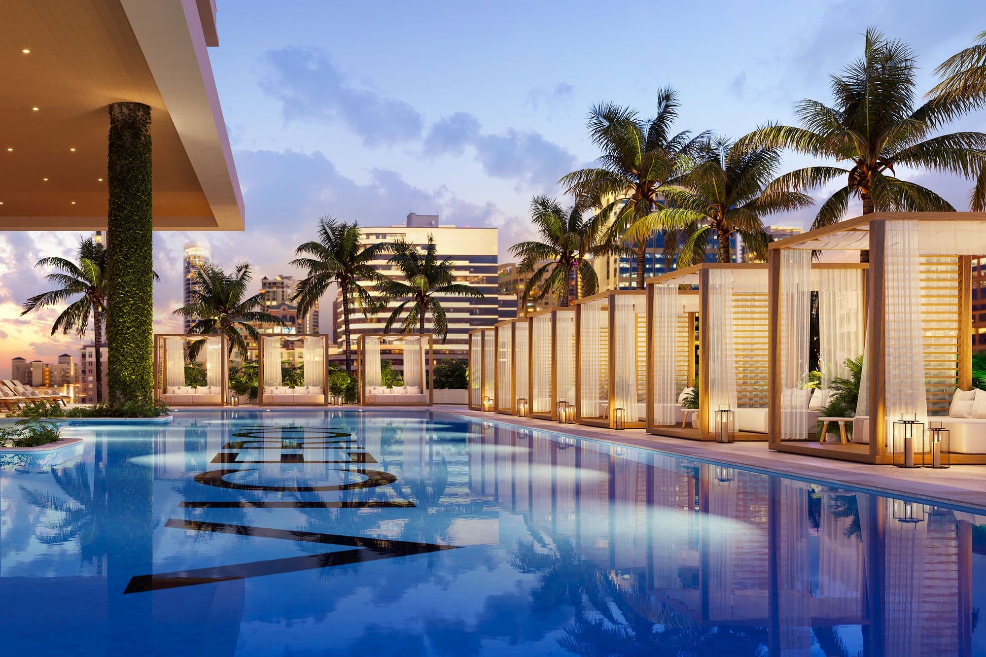 Resort-style pool